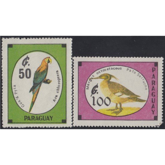 Paraguay 2506/07 1990 Fauna Pájaros Birds MNH