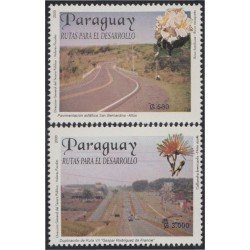 Paraguay 2815/16 2000 Rutas para el desarrollo MNH Paraguay 2815/16 2000 Rutas para el desarrollo MNH