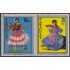 Paraguay 2434/35 1989 Brasiliana 89 Trajes típicos MNH