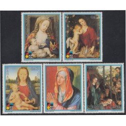 Paraguay 2348/52 1988 Pinturas de Navidad del Museo de Berlín MNH Paraguay 2348/52 1988 Pinturas de Navidad del Museo de Berlín MNH