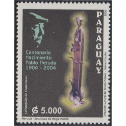 Paraguay 2898 2003 Centenario del nacimiento de Pablo Neruda MNH Paraguay 2898 2003 Centenario del nacimiento de Pablo Neruda MNH