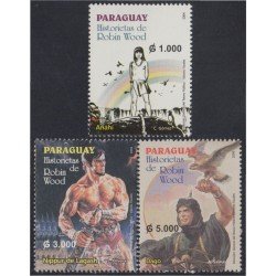 Paraguay 2893/95 2003 Historietas de Robin Wood MNH Paraguay 2893/95 2003 Historietas de Robin Wood MNH