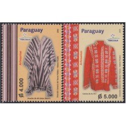 Paraguay 2883/84 2002 Mercosur Artesanías MNH Paraguay 2883/84 2002 Mercosur Artesanías MNH