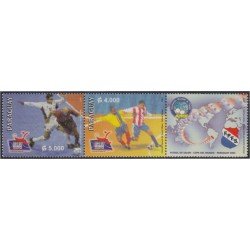 Paraguay 2881a/82a 2002 Copa del mundo de fútbol de salón MNH Paraguay 2881a/82a 2002 Copa del mundo de fútbol de salón MNH