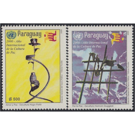 Paraguay 2809/10 2000 Año Internacional de la cultura y la paz MNH Paraguay 2809/10 2000 Año Internacional de la cultura y la paz MNH