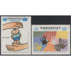 Paraguay 2807/08 2000 Derechos del niño MNH Paraguay 2807/08 2000 Derechos del niño MNH