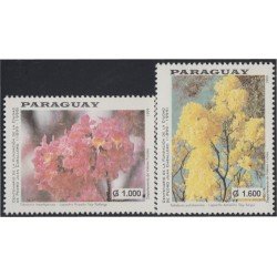 Paraguay 2793/94 1999 Flores flowers MNH Paraguay 2793/94 1999 Flores flowers MNH
