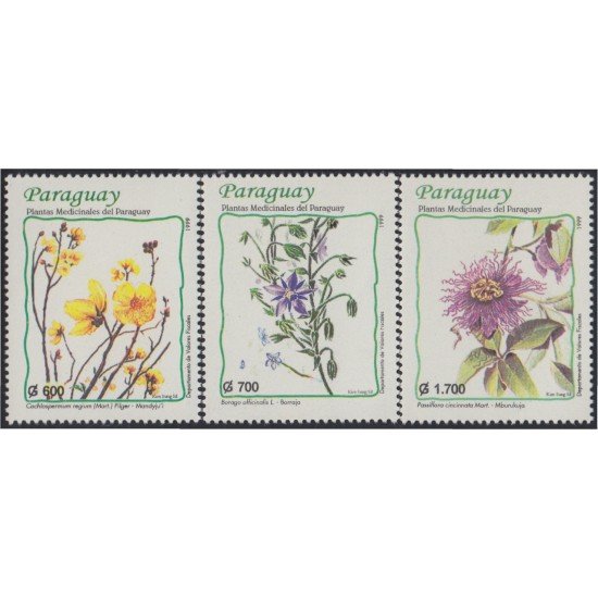 Paraguay 2783/85 1999 Plantas medicinales del Paraguay MNH