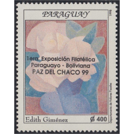 Paraguay 2782 1999 1ra exposición filatélico Paraguayo-Boliviana Paz del Chaco MNH Paraguay 2782 1999 1ra exposición filatélico Paraguayo-Boliviana Paz del Chaco MNH