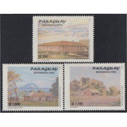 Paraguay 2774/76 1999 Pinturas de Ignacio Nuñez Modesto Delgado y Jaime Bestard MNH Paraguay 2774/76 1999 Pinturas de Ignacio Nuñez Modesto Delgado y Jaime Bestard MNH