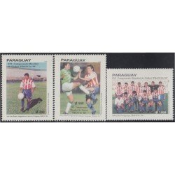 Paraguay 2742/44 1998 Copa del mundo de fútbol 1998 en Francia MNH Paraguay 2742/44 1998 Copa del mundo de fútbol 1998 en Francia MNH