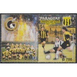 Paraguay 2880 2002 Centenario Club Guaraní Fútbol MNH Paraguay 2880 2002 Centenario Club Guaraní Fútbol MNH