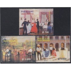 Paraguay 2871/73 2002 Danzas Paraguayas MNH Paraguay 2871/73 2002 Danzas Paraguayas MNH