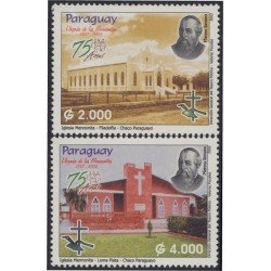 Paraguay 2850/51 2002 Iglesia Mennonita MNH Paraguay 2850/51 2002 Iglesia Mennonita MNH