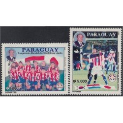 Paraguay 2848/49 2002 Campeonato Mundial de Fútbol Korea-Japón MNH Paraguay 2848/49 2002 Campeonato Mundial de Fútbol Korea-Japón MNH