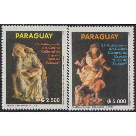Paraguay 2846/47 2002 25 Aniversario del Centro Cultural de España Juan Salazar MNH