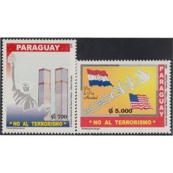 Paraguay 2843CD 2001 Por la Paz No al terrorismo MNH Paraguay 2843CD 2001 Por la Paz No al terrorismo MNH