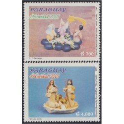 Paraguay 2843AB 2001 Navidad Christmas MNH Paraguay 2843AB 2001 Navidad Christmas MNH
