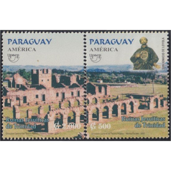 Paraguay 2839/40 2001 Ruinas Jesuitas de Trinidad MNH