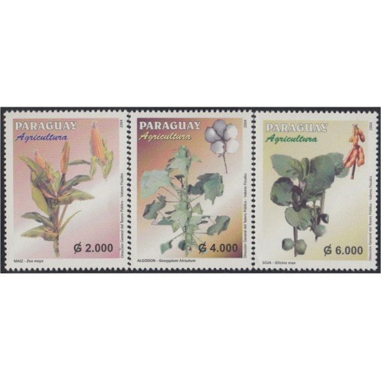 Paraguay 2910/12 2004 Agricultura MNH Paraguay 2910/12 2004 Agricultura MNH