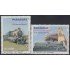 Paraguay 2907/08 2004 150 Años del ferrocarril trenes trains MNH