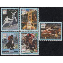 Paraguay 2471/75 1989 1989 Juegos olímpicos de verano en Barcelona MNH Paraguay 2471/75 1989 1989 Juegos olímpicos de verano en Barcelona MNH