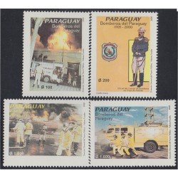 Paraguay 2811/14 2000 Bomberos del Paraguay MNH Paraguay 2811/14 2000 Bomberos del Paraguay MNH