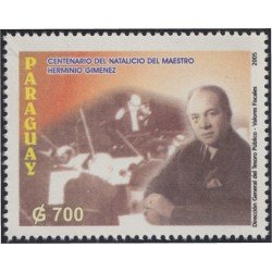 Paraguay 2922 2005 Maestro Herminio Giménez MNH Paraguay 2922 2005 Maestro Herminio Giménez MNH