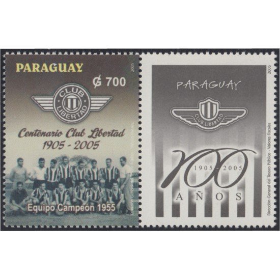 Paraguay 2927 2005 Centenario Club Libertad MNH Paraguay 2927 2005 Centenario Club Libertad MNH