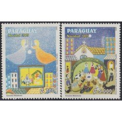 Paraguay 2943/44 2005 Navidad Christmas MNH Paraguay 2943/44 2005 Navidad Christmas MNH