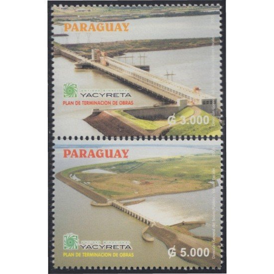 Paraguay 2945/46 2005 Fábrica hidroeléctrica YACYRETÁ MNH Paraguay 2945/46 2005 Fábrica hidroeléctrica YACYRETÁ MNH