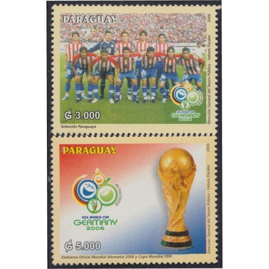 Paraguay 2950/51 2006 Copa del mundo de fútbol en Alemania MNH