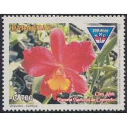 Paraguay 2955 2006 100 Años ENC Flores Flowers MNH