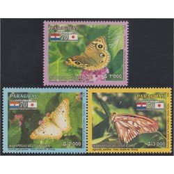 Paraguay 2956/58 2006 Mariposas Butterflies MNH