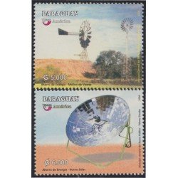 Paraguay 2961/62 2006 Ahorro de energía Horno solar y Molino de viento MNH