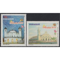 Paraguay 2968/69 2006 Catedral nuestra señora de Asunción Iglesia de la Santísima Trinidad MNH Paraguay 2968/69 2006 Catedral nuestra señora de Asunción Iglesia de la Santísima Trinidad MNH
