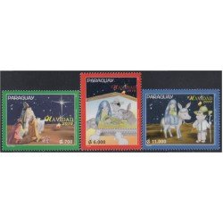 Paraguay 3043/45 2010 Navidad Christmas MNH