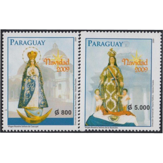 Paraguay 3025/26 2009 Navidad Christmas MNH Paraguay 3025/26 2009 Navidad Christmas MNH