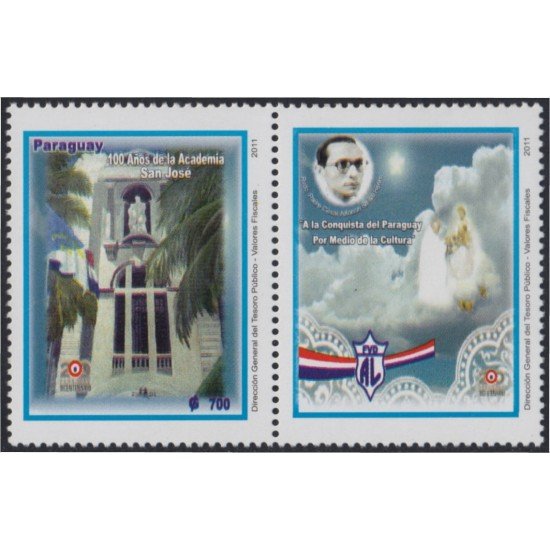 Paraguay 3068 2011 100 Años de la Academia San José MNH