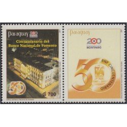 Paraguay 3055 2011 50 Años del Banco Nacional de Fomento MNH Paraguay 3055 2011 50 Años del Banco Nacional de Fomento MNH