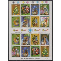 Paraguay 1770/76 1980 Navidad Christmas Año Internacional el niño MNH Paraguay 1770/76 1980 Navidad Christmas Año Internacional el niño MNH