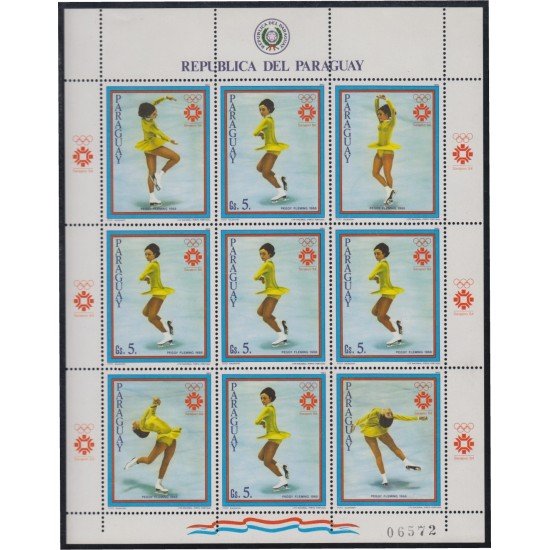 Paraguay 2003 1983 Patinaje artístico MNH Paraguay 2003 1983 Patinaje artístico MNH