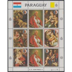 Paraguay 2010a 1983 S.S Juan Pablo II MNH Paraguay 2010a 1983 S.S Juan Pablo II MNH