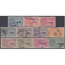 Venezuela 281/91 1949 Estados Unidos de Venezuela Flota mercante Barco Boat usados