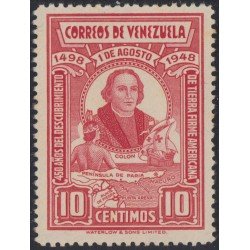 Venezuela 296 1949 Cristóbal Colón MNH