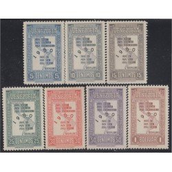 Venezuela 303/09 1950 Censo Nacional MNH