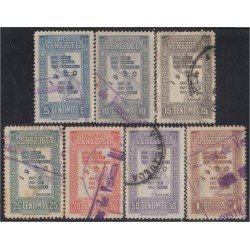 Venezuela 303/09 1950 Censo Nacional usados