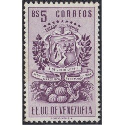 Venezuela 332 1951 Escudo del Estado de Tachira MNH