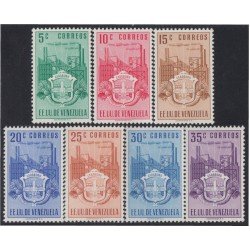 Venezuela 347/53 1951 Escudo del Estado de Carabobo MNH Venezuela 347/53 1951 Escudo del Estado de Carabobo MNH