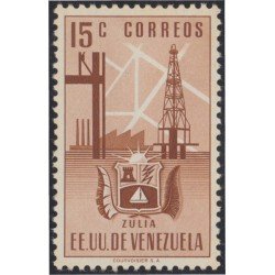 Venezuela 356 1951 Escudo del Estado de Zulia MH Venezuela 356 1951 Escudo del Estado de Zulia MH
